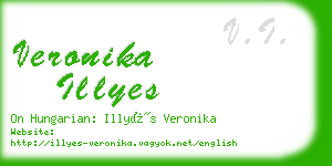 veronika illyes business card